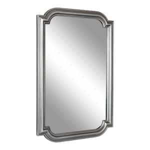 Kinsman 24.00 in. W x 35.87 in. H Silver Rectangle Classic Framed Decorative Wall Mirror