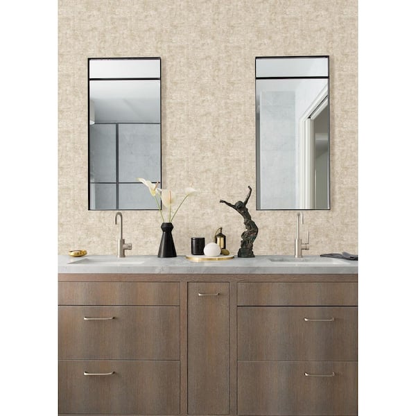 White Masonry Neutral Stone Wallpaper Sample