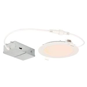 Slim 6 in. Selectable New Construction and Remodel IC Rated Recessed Integrated LED Kit for Shallow Ceiling