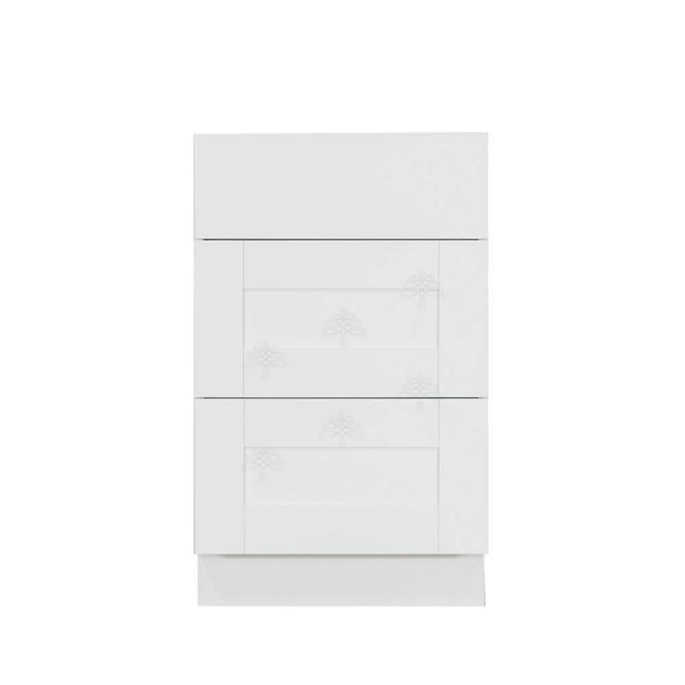 Anchester Assembled 12x34.5x24 in. Base Cabinet with 3 Drawers in Classic White price history on PriceWatchPro