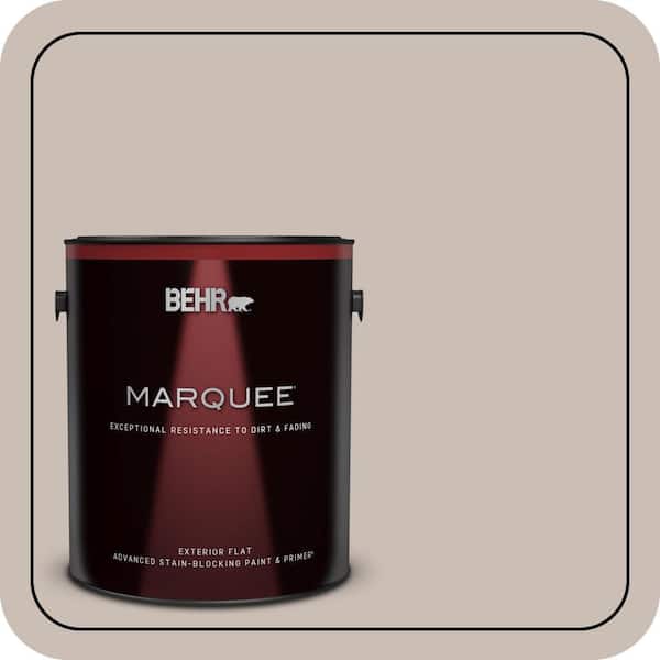 BEHR MARQUEE 1 gal. #N180-3 Race Track Flat Exterior Paint & Primer