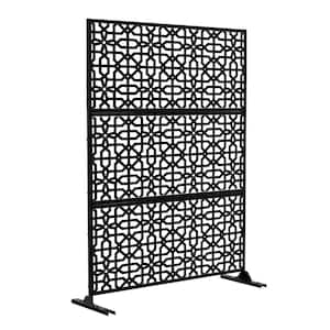 75 in. W x 48 in. H Metal Divider for Outdoor Garden Backyard Patio Decor