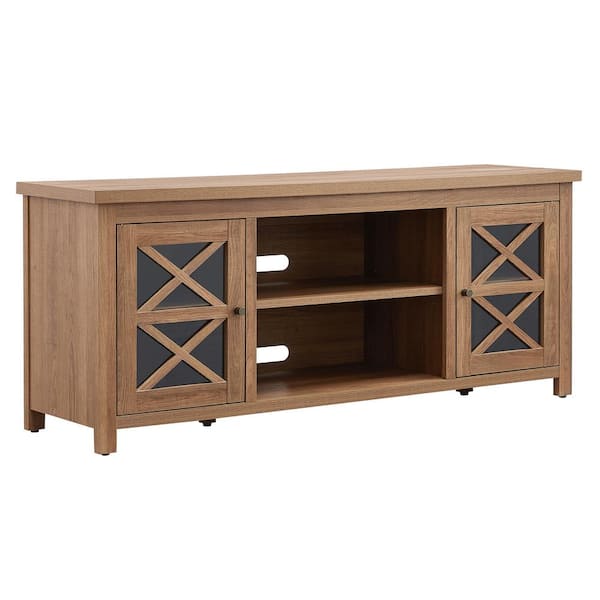 Meyer&Cross Colton 58 in. Golden Oak TV Stand Fits TV's up to 65 in.