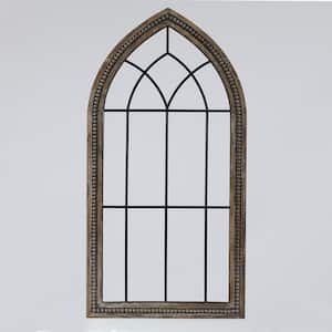 Wood & Metal Cathedral Wall Decor