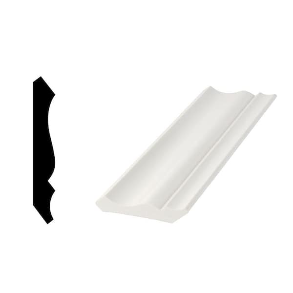 TRIMFINITY 49 11/16 in. x  3−5/8 in. Unfinished Polystyrene Crown Moulding (Sold by Linear Foot)