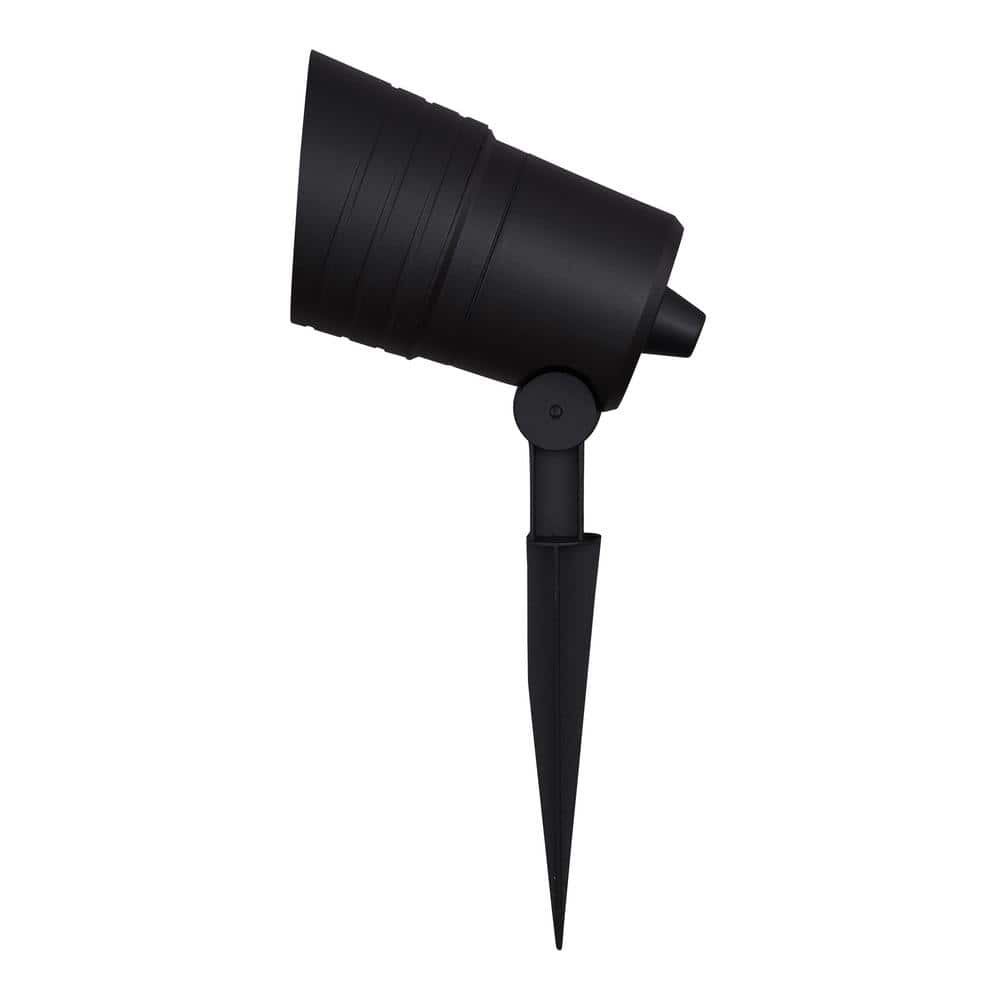 Black Aluminum Low-Voltage Outdoor LED Flood Light