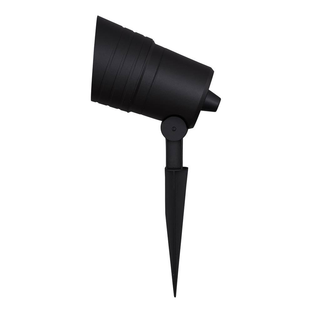 Black Aluminum Low-Voltage Outdoor LED Flood Light