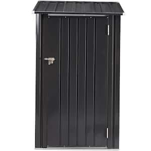 Outdoor Storage Shed, 3 ft. x 3 ft. Metal Steel Garden Shed with Single Lockable Door, 9 sq. ft.