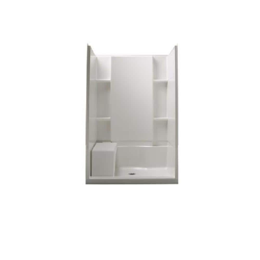Sterling Accord 36 in. x 48 in. x 74.5 in. Seated Shower Kit with Age