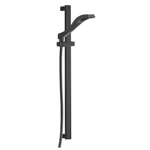 Dryden 1-Spray Wall Bar with Handheld Shower Head in Matte Black (Valve Not Included)