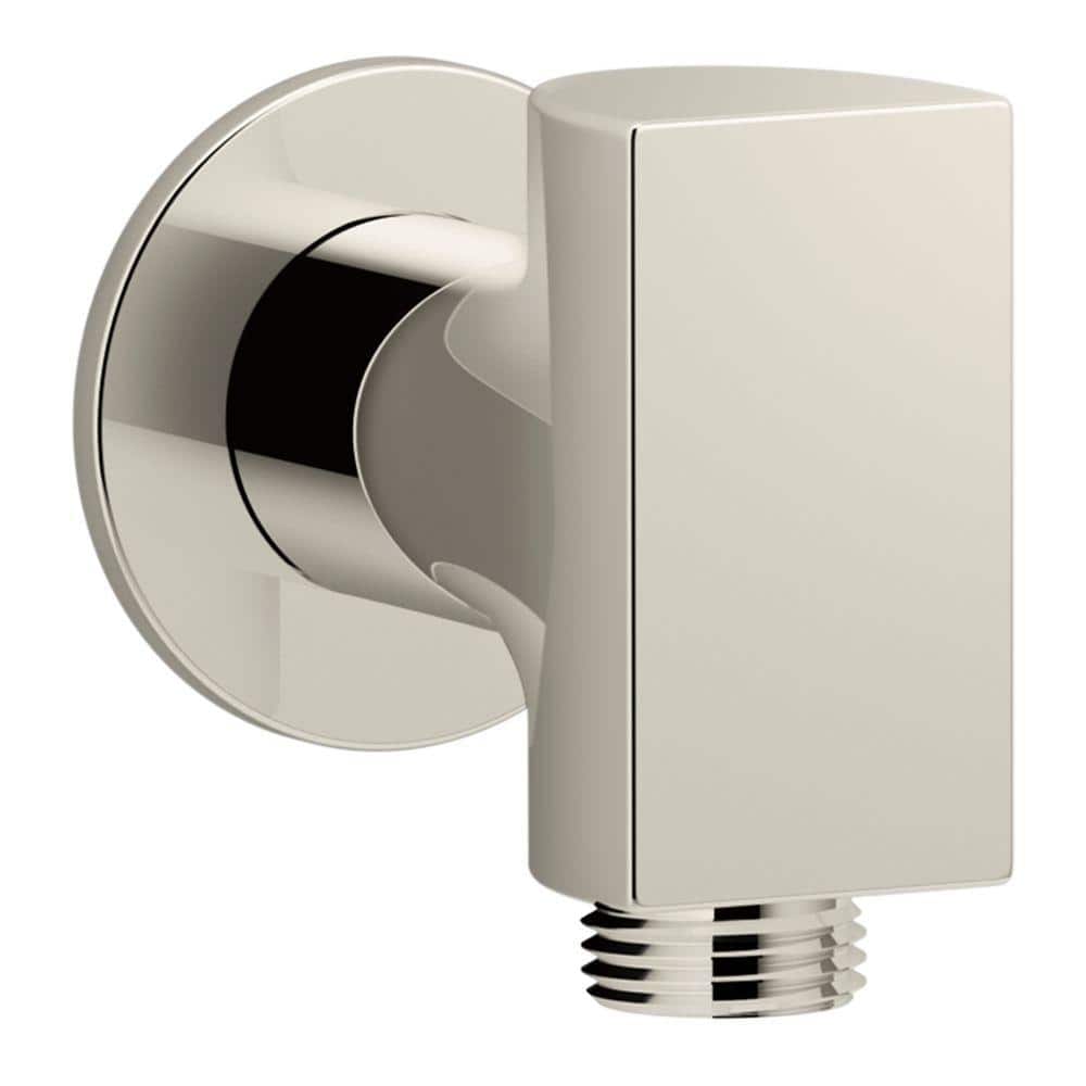 UPC 885612371850 product image for Exhale 1/2 in. Metal 90° NPT Wall-Mount Supply Elbow in Vibrant Polished Nickel | upcitemdb.com