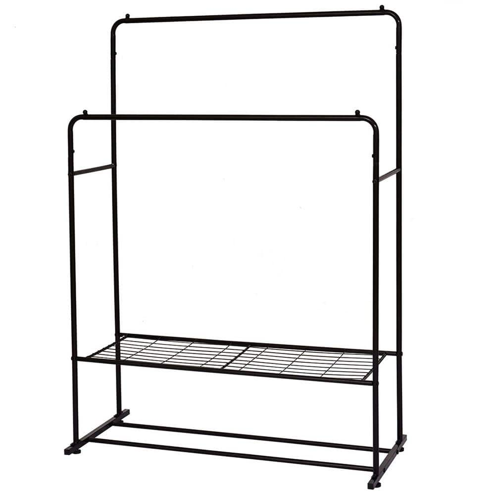 black-metal-garment-clothes-rack-double-rods-43-in-w-x-61-in-h-dorack