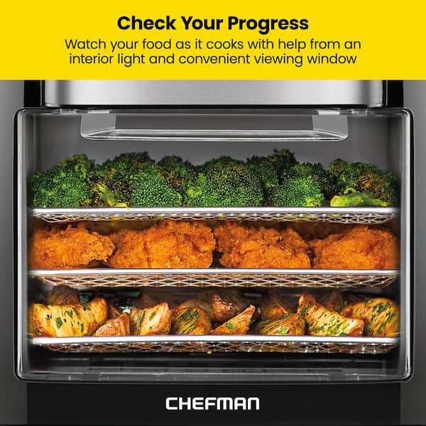 Chefman 6-Liter Multi-Functional Air Fryer with Rotisserie and Dehydrator