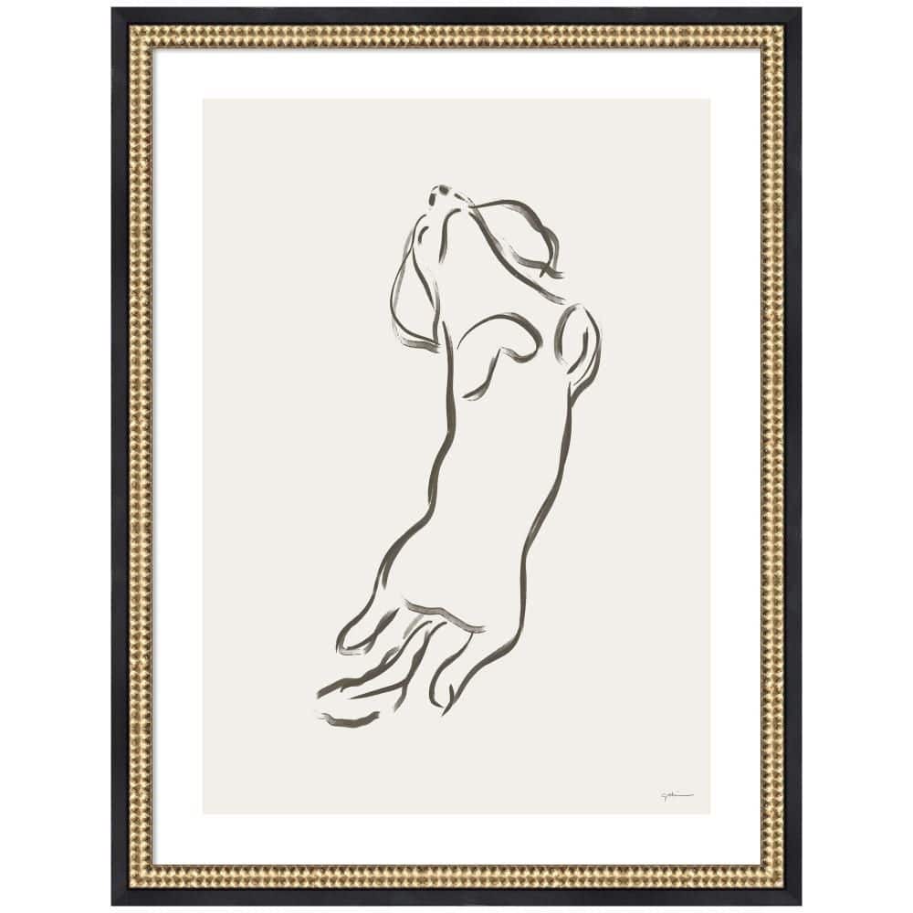 "Castellan ""Dachshund Dog"" by Gabrielly Guedes Animals Framed Art Print 26 in. x 20 in." price history on PriceWatchPro
