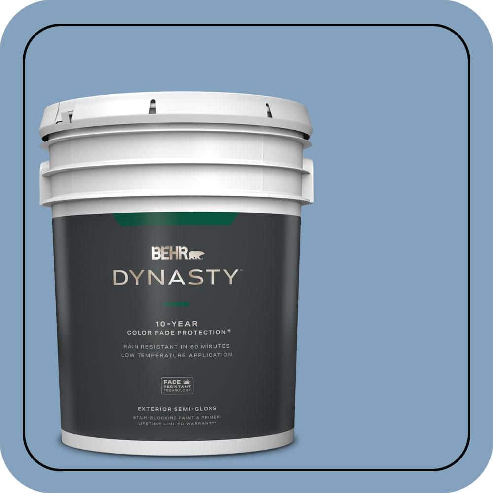 5 gal. #PPU14-07 Hawaiian Sky Semi-Gloss Enamel Exterior Stain-Blocking Paint & Primer price history on PriceWatchPro