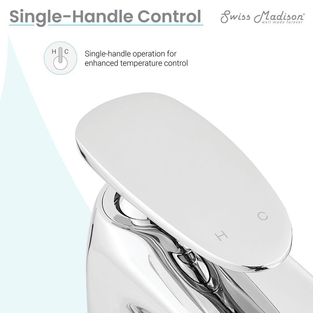 Sublime Chrome Single-Handle Bathroom Faucet
