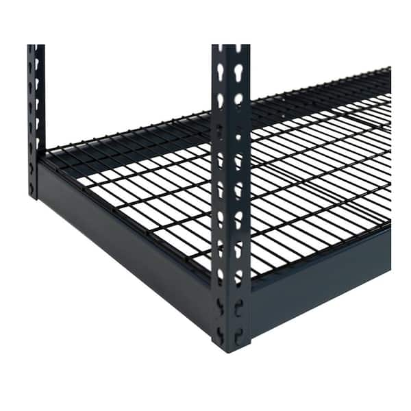 Heavy Duty Rack 48x24x87 Rousseau SRD5026W 4 Levels With Wire Decking, Industrial Shelving, Parts Shelving, Warehouse Shelving, Steel Shelving, Metal Storage Shelving, 10 56 13, 10 56 00