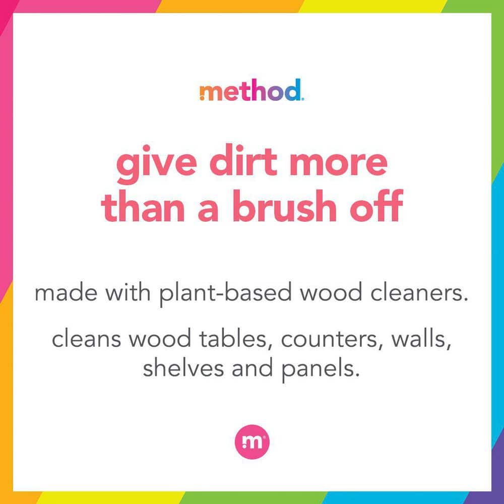 Method Almond Daily Wood Cleaner Spray Bottle - 28 fl oz