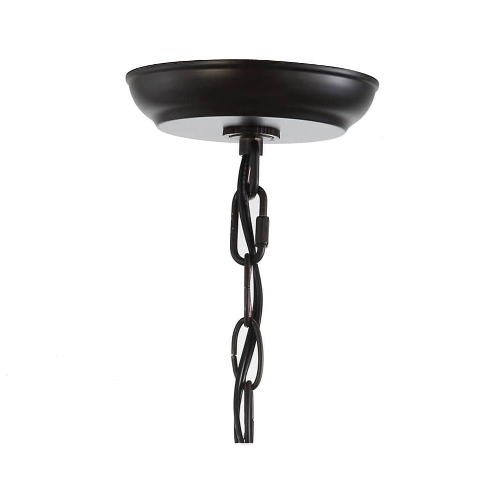 Stella 12" Oil Rubbed Bronze Star-Shaped LED Pendant with Clear Glass