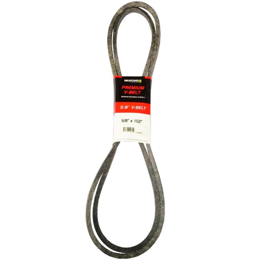 MaxPower 5/8 in. x 102 in. Premium V-Belt 347647 - The Home Depot
