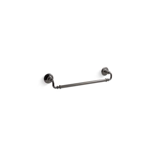 KOHLER Minimal 10.44 in. Wall Mounted Towel Bar in Vibrant Brushed Nickel