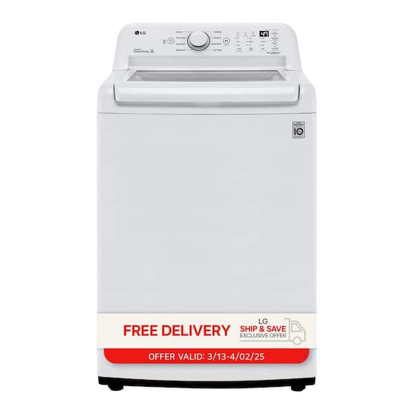 4.3 Cu. Ft. Top Load Washer in White with 4-Way Agitator, NeveRust Drum and TurboDrum Technology