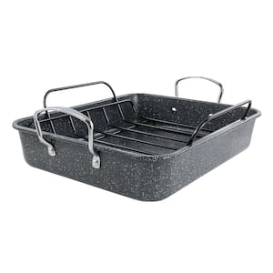 8 qt. Large Carbon Steel Roasting Pan With Rack