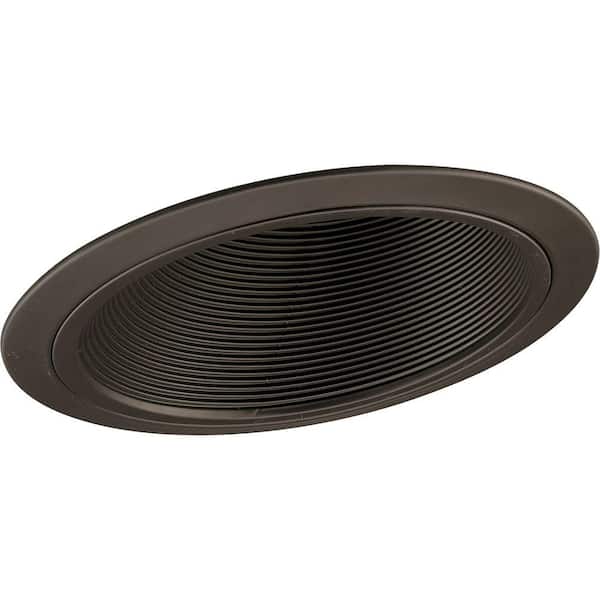 Progress Lighting 6 in. Antique Bronze Recessed Baffle Trim for Sloped Ceilings