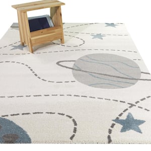 Astrid Cream 5 ft. x 7 ft. space Area Rug