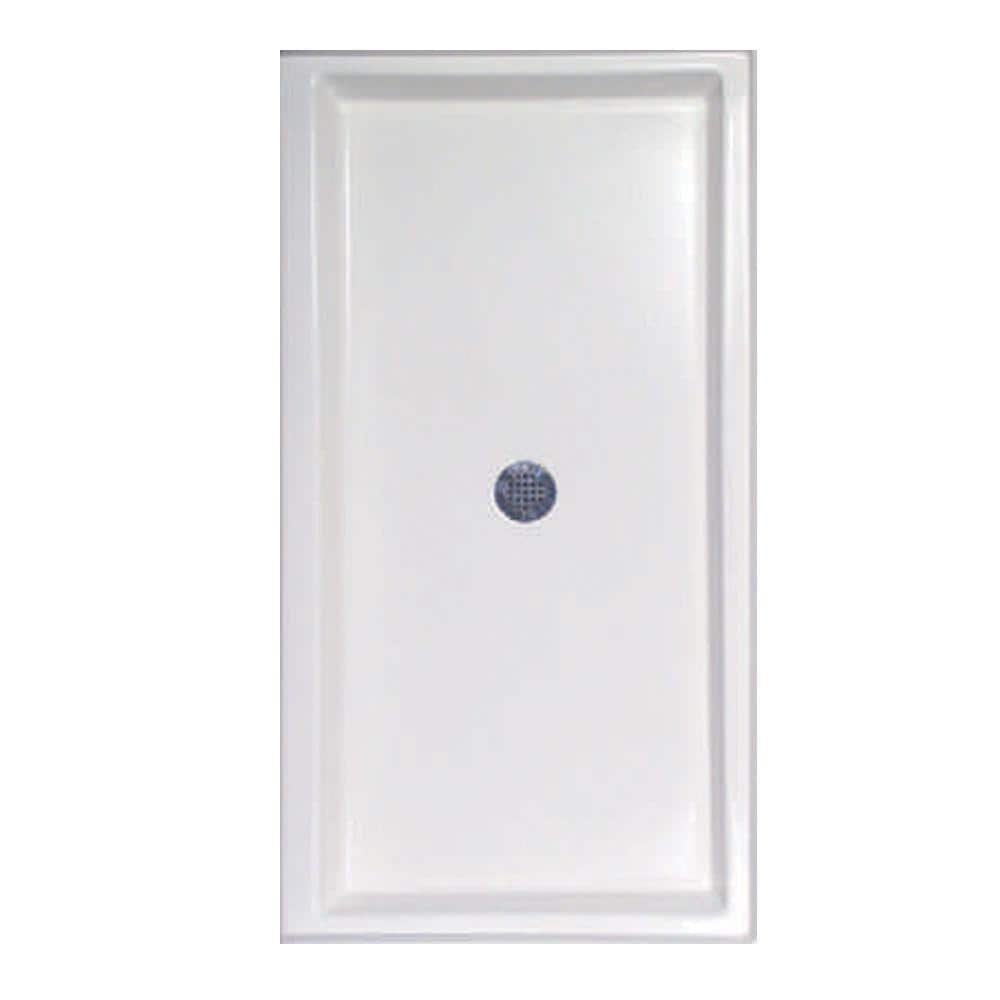 60 in. x 32 in. Single Threshold Shower Base in White price history on PriceWatchPro