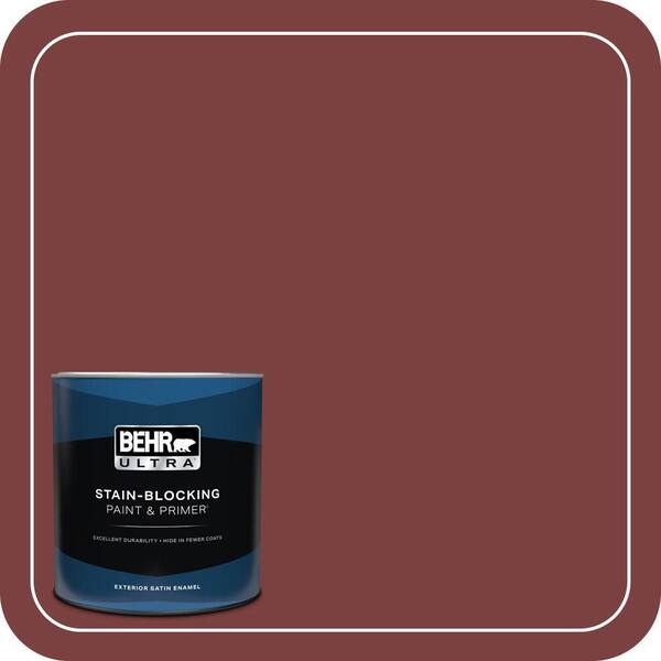 BEHR ULTRA 1 qt. #HDC-CL-11 January Garnet Satin Enamel Exterior Paint & Primer