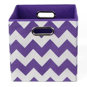 Purple Cube Storage Bin