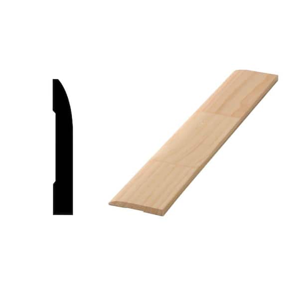 Woodgrain Millwork WG 3723 - 3-1/4 in. x 1/2 in. Solid Pine Base Moulding