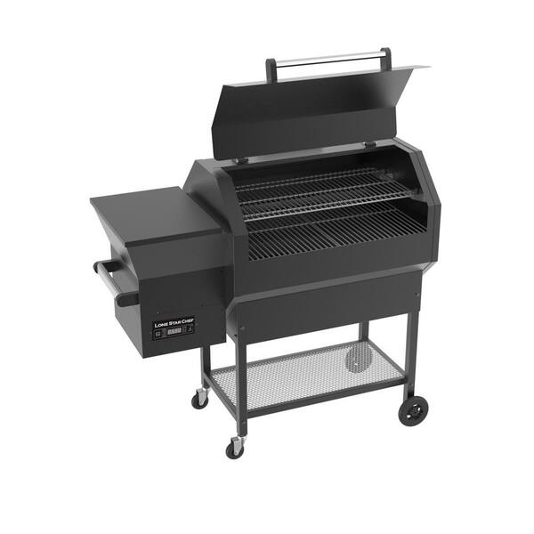Lifesmart Deen Brothers Pellet Grill and Smoker with Dual Digital Meat Probes Precision Digital Control 1000 sq. in. Cook Surface