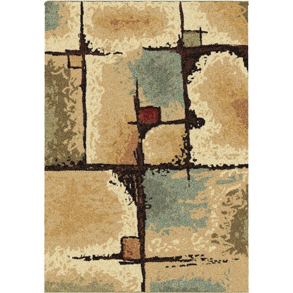 Unbranded Jacci Beige 5 ft. x 8 ft. Indoor Area Rug