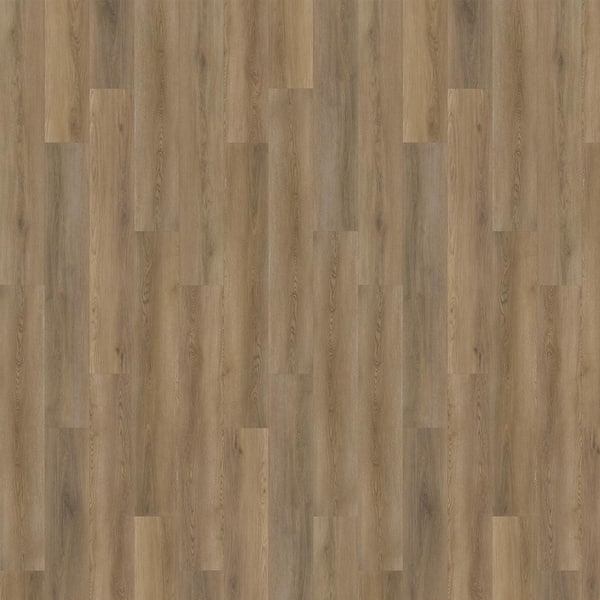 Elite Protected Oak 20 Mil T x 9.13 in. W x 60 in. L Waterproof Click Lock Lux Vinyl Plank Flooring (26.63 sqft/case)
