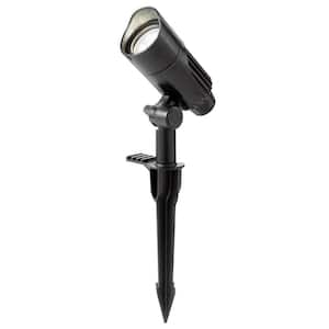 Low Voltage 240 Lumens Black Integrated LED Small Spotlight with White Color Changing Technology, Weather Resistant