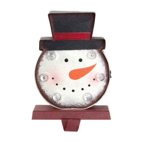 Glitzhome Marquee LED Snowman Head 