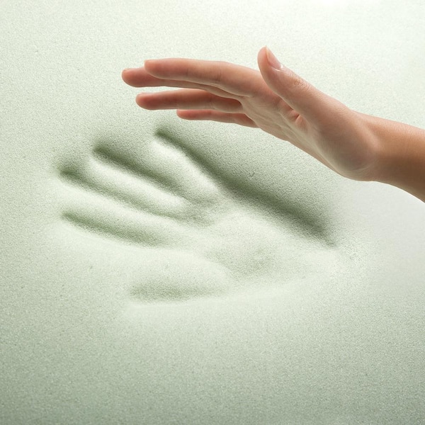 Details about   ZINUS 4 Inch Green Tea Memory Foam Mattress Topper 