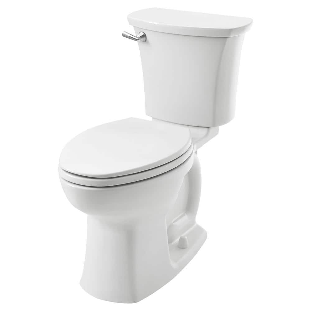 White Elongated Two-Piece High Efficiency Toilet