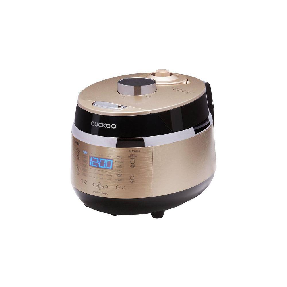Gold Stainless Steel Induction Heating Pressure Rice Cooker with Nonstick Inner Pot