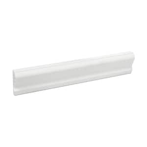 7/16 in. x 1-1/8 in. x 6 in. Long Plain Recycled Polystyrene Panel Moulding Sample