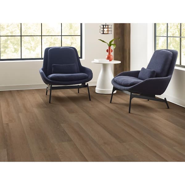 Acadia Alba 8 MIL x 7 in. W x 48 in. L Water Resistant Glue Down Vinyl Plank Flooring (34.98 sq. ft./ case )