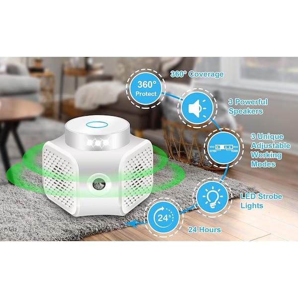 ITOPFOX Ultrasonic Pest Repeller Squirrel Repellent Rat