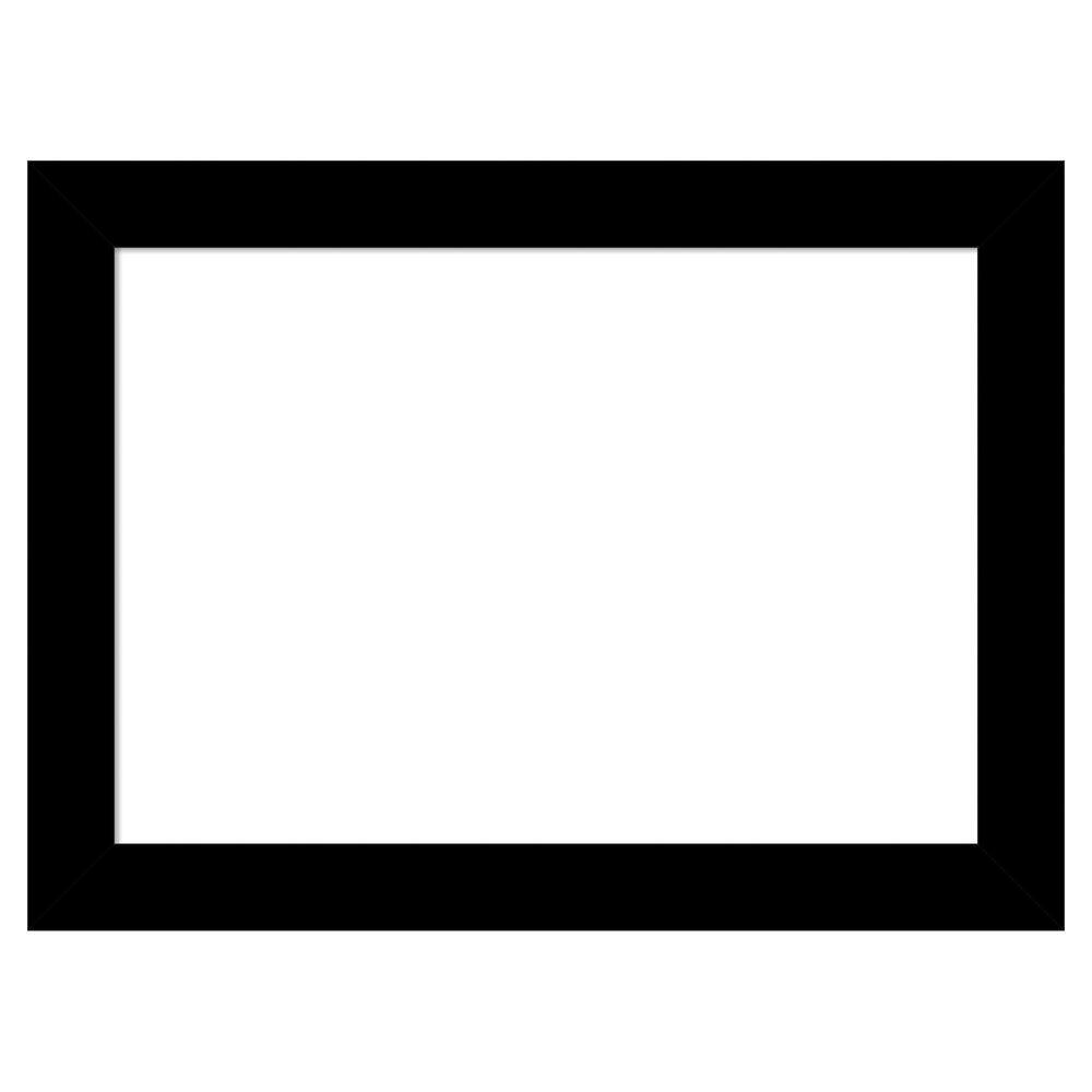 Amanti Art Basic Black Narrow 23 in. x 17 in. Wood Framed Dry Erase ...