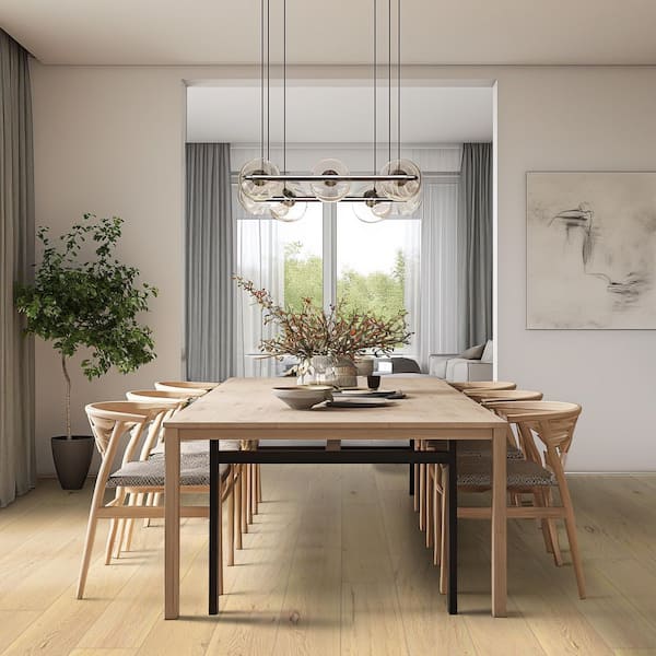 Shenandoah Oak 1/4 in. T x 6.5 in. W Click Lock Engineered Hardwood Flooring (21.67 sq. ft./case)