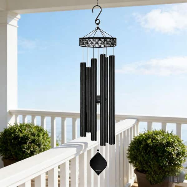 50 in. Aluminum Large Wind Chimes for Outside Deep Tone HPCSKFLNM9
