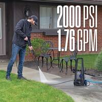 Westinghouse 2000 PSI 1.76 GPM Cold Water Electric Powered Pressure Washer with Anti-Tipping Technology and 2 Quick Connect Tips ePX3030