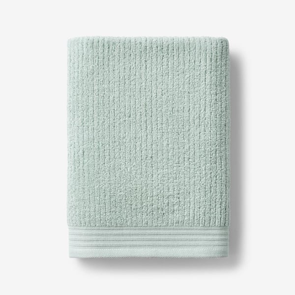 The Company Store Green Earth Quick Dry Micro Cotton Solid Green Tea Single Bath Towel