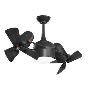 Dagny LK 38 in. Integrated LED Matte Black Ceiling Fan with Light Kit